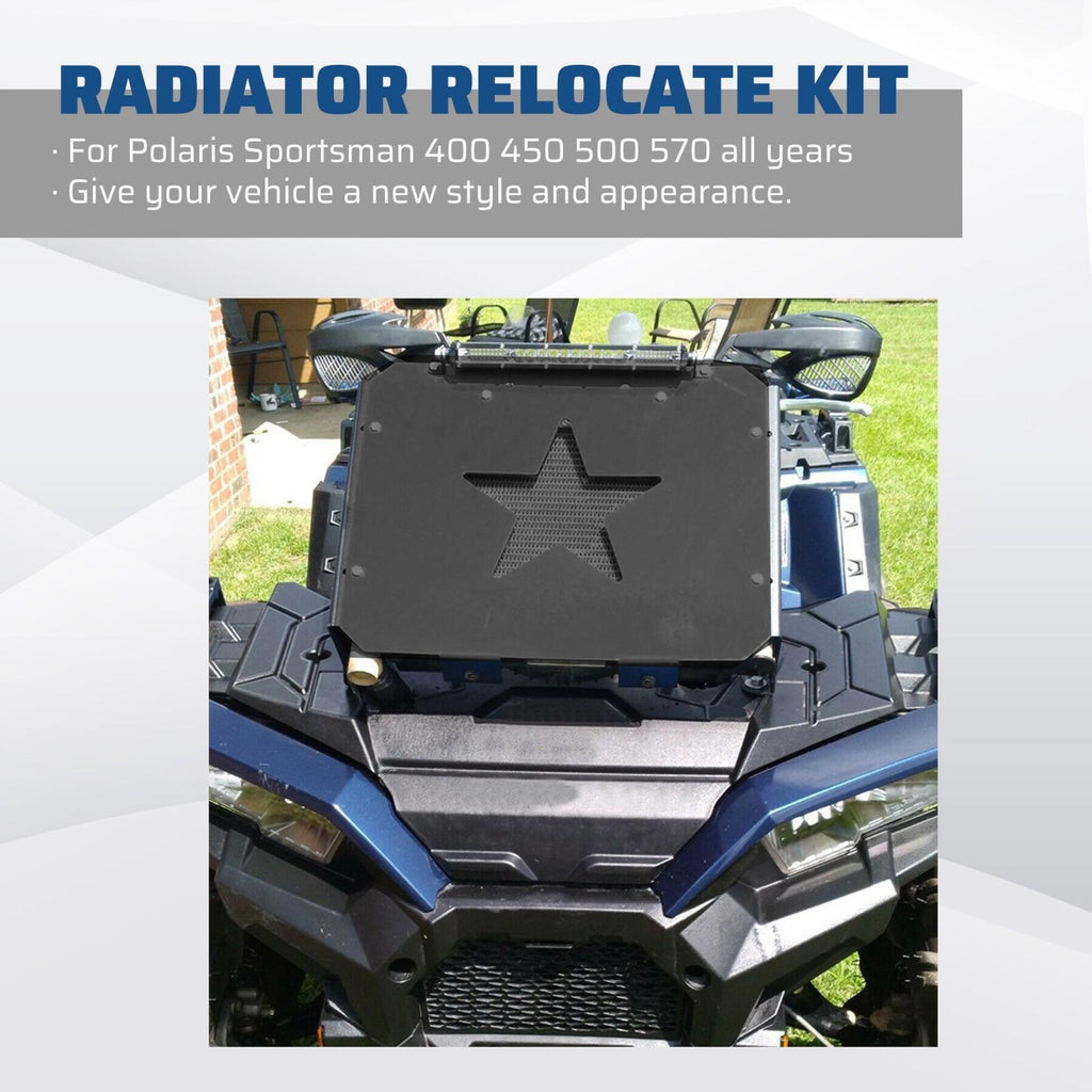 Radiator Relocation Relocate Kits Brackets For Polaris Sportsman 400 450 500 570