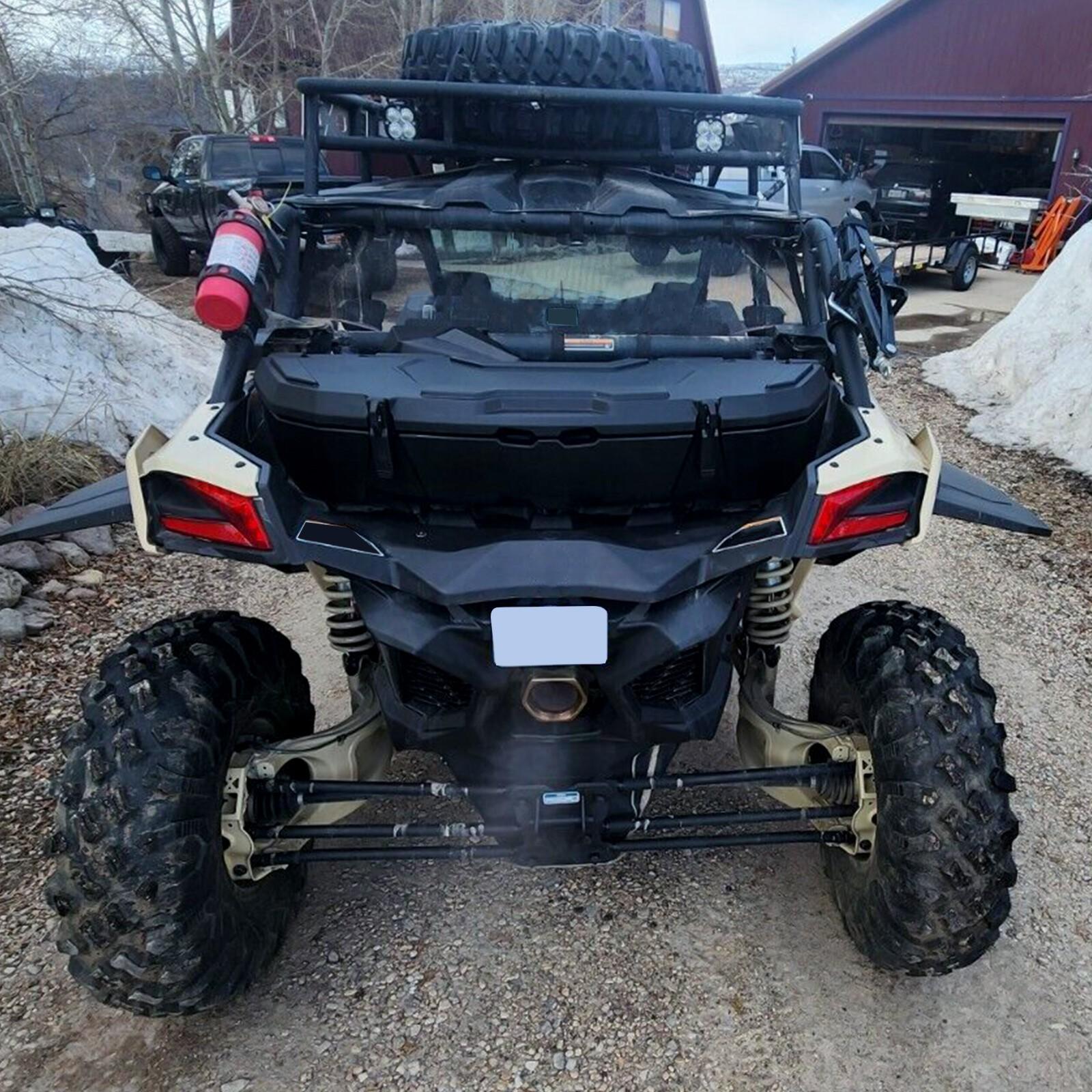For Can-Am Maverick X3 Outlander 12 Gal 45L Storage Cargo Box Black #715003879