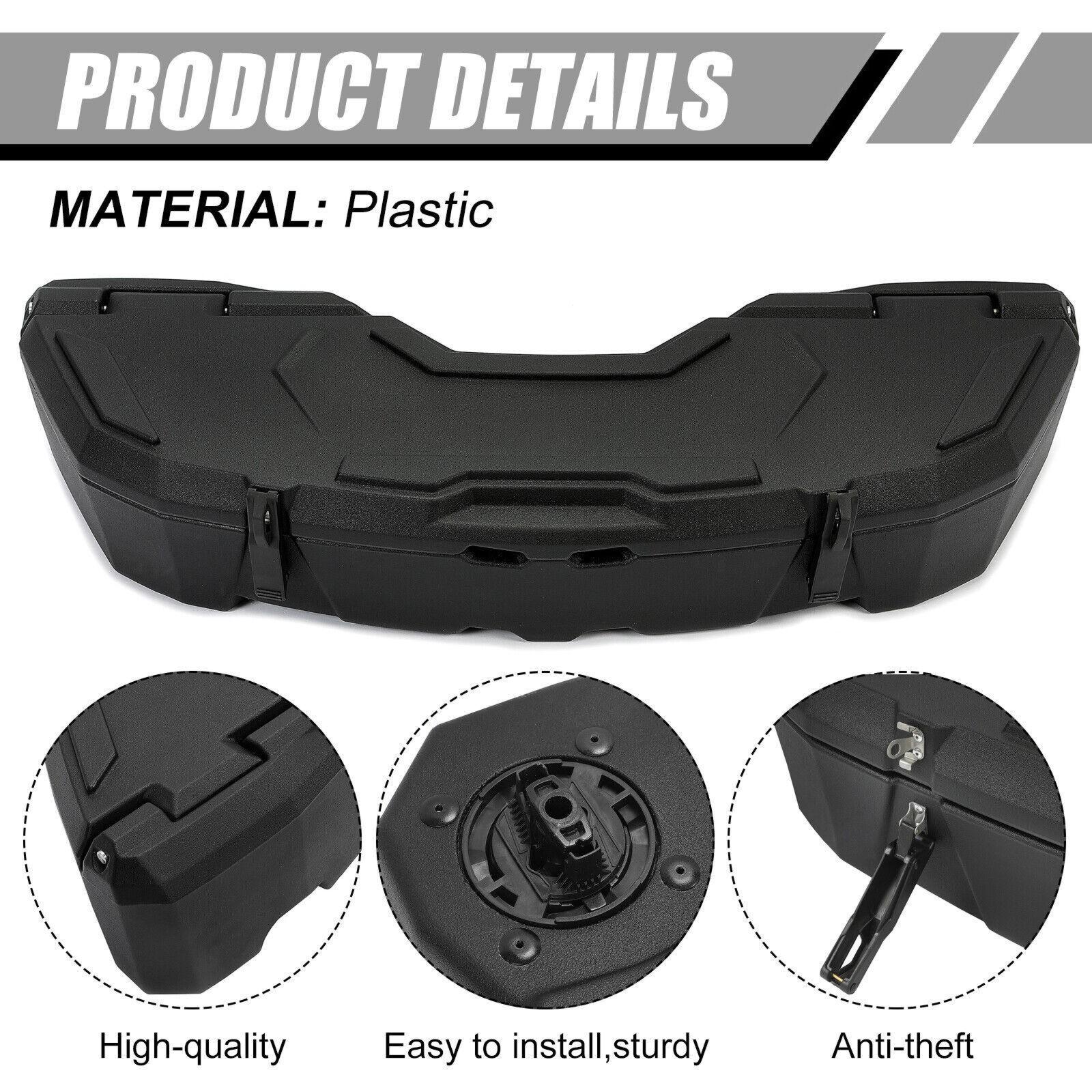 For Can-Am Maverick X3 Outlander 12 Gal 45L Storage Cargo Box Black #715003879