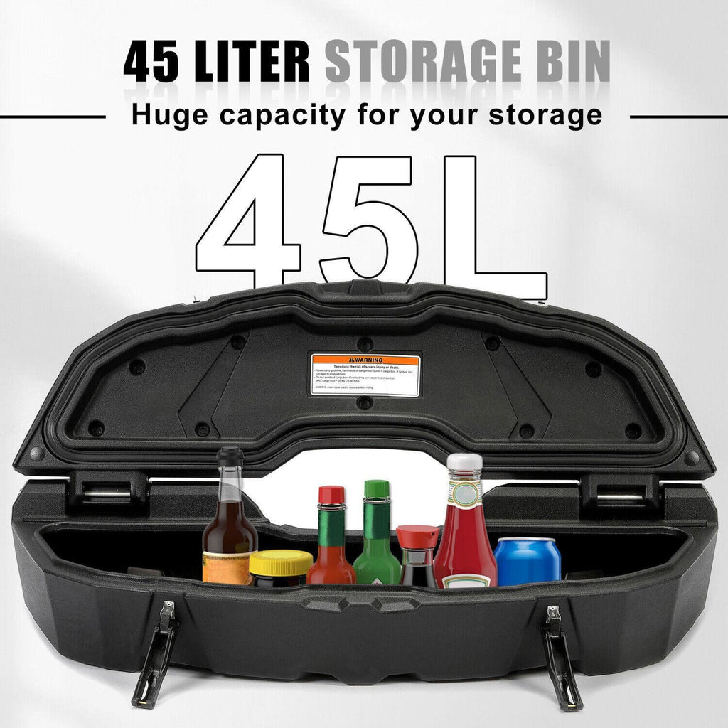 For Can-Am Maverick X3 Outlander 12 Gal 45L Storage Cargo Box Black #715003879