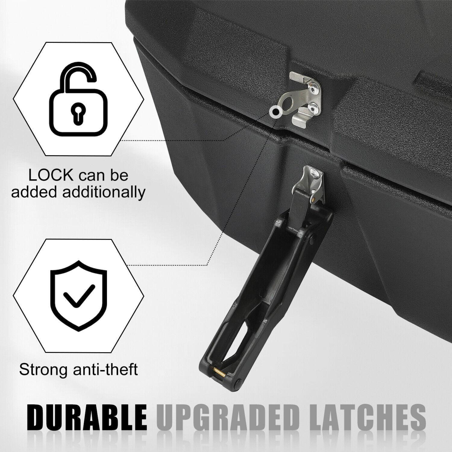 For Can-Am Maverick X3 Outlander 12 Gal 45L Storage Cargo Box Black #715003879