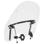 19"x17" Large Clear Windshield For Harley Honda Suzuki Yamaha Cruiser motorcycle