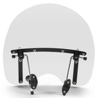 19"x17" Large Clear Windshield For Harley Honda Suzuki Yamaha Cruiser motorcycle