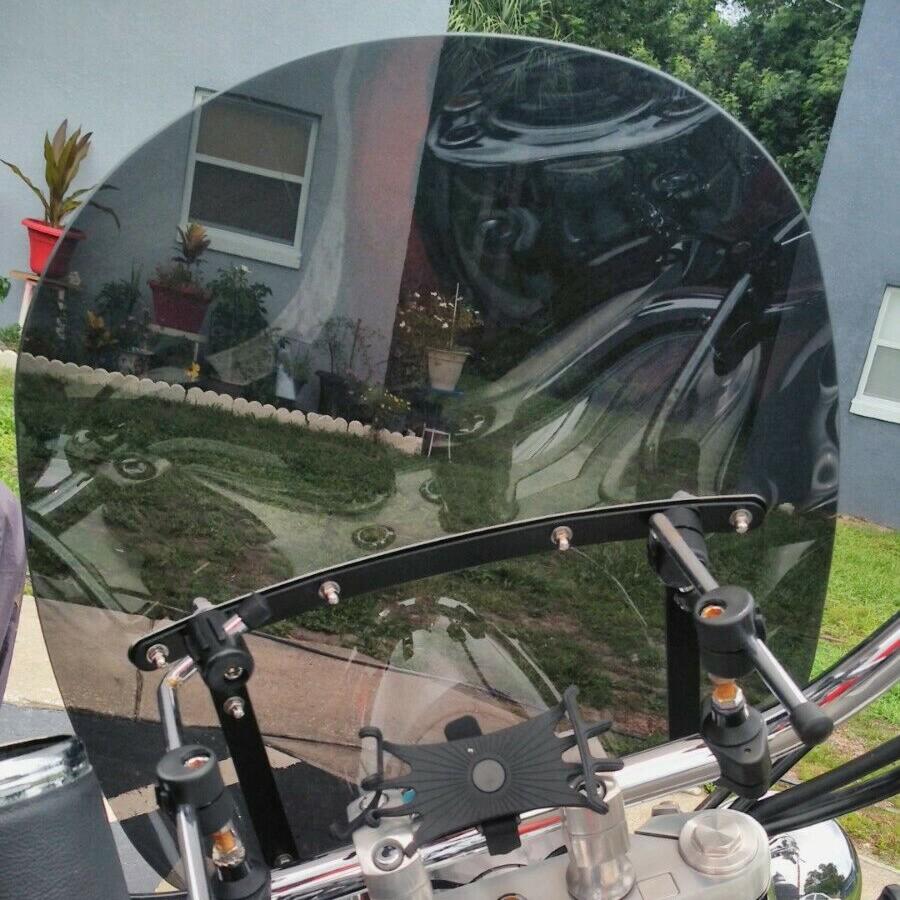 Smoke Windshield Windscreen for Honda Magna Shadow Spirit Sabre 600 19"x17"