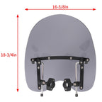 Smoke Windshield Windscreen for Honda Magna Shadow Spirit Sabre 600 19"x17"