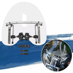 18"x16" Clear Universal Motorcycle Windshield For Yamaha V Star 650 Virago 250