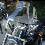 18"x16" Clear Universal Motorcycle Windshield For Yamaha V Star 650 Virago 250