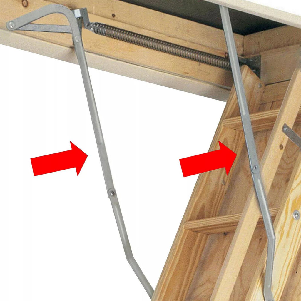 Pair Attic Ladder Spreader Hinge Arms For Werner 55-1 MFG 2006 And Older