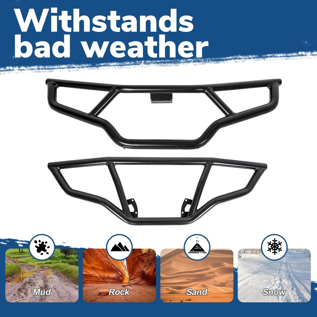 Front + Rear Brush Guard Bumper Set For Polaris Sportsman 570 EPS SP 2016-2020