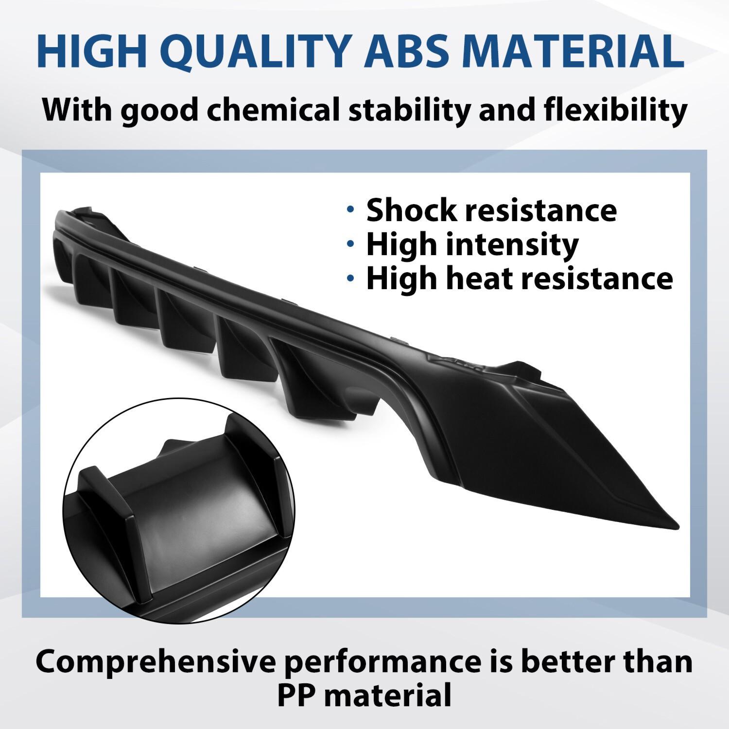 Rear Bumper Diffuser Splitter Lip 5F Style For Lexus IS250 IS350 IS200T 14-16