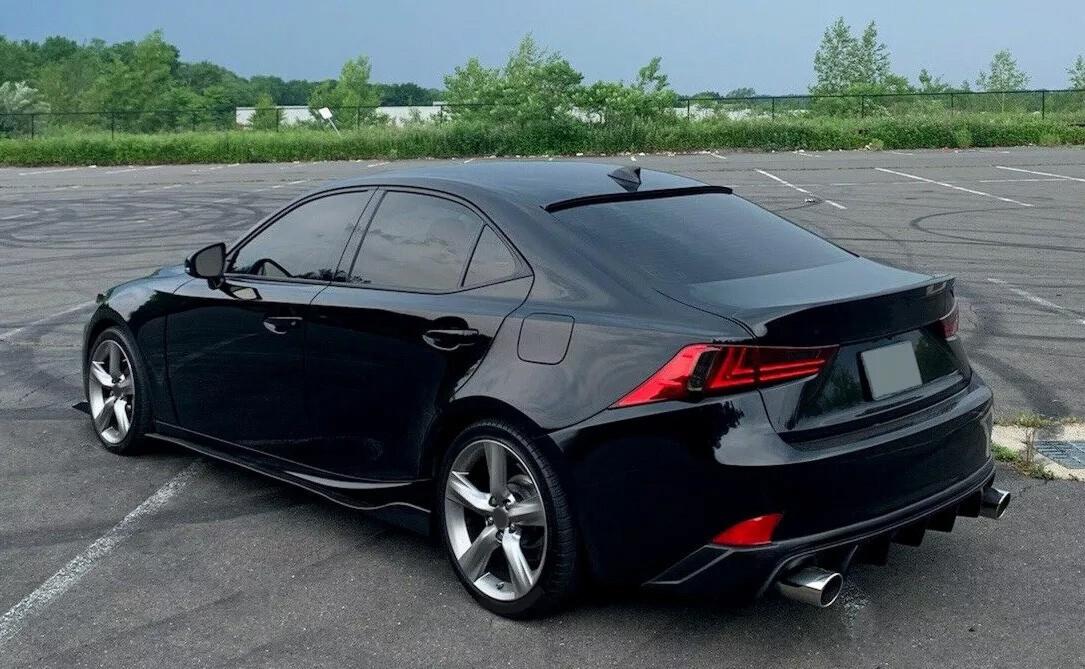 Rear Bumper Diffuser Splitter Lip 5F Style For Lexus IS250 IS350 IS200T 14-16