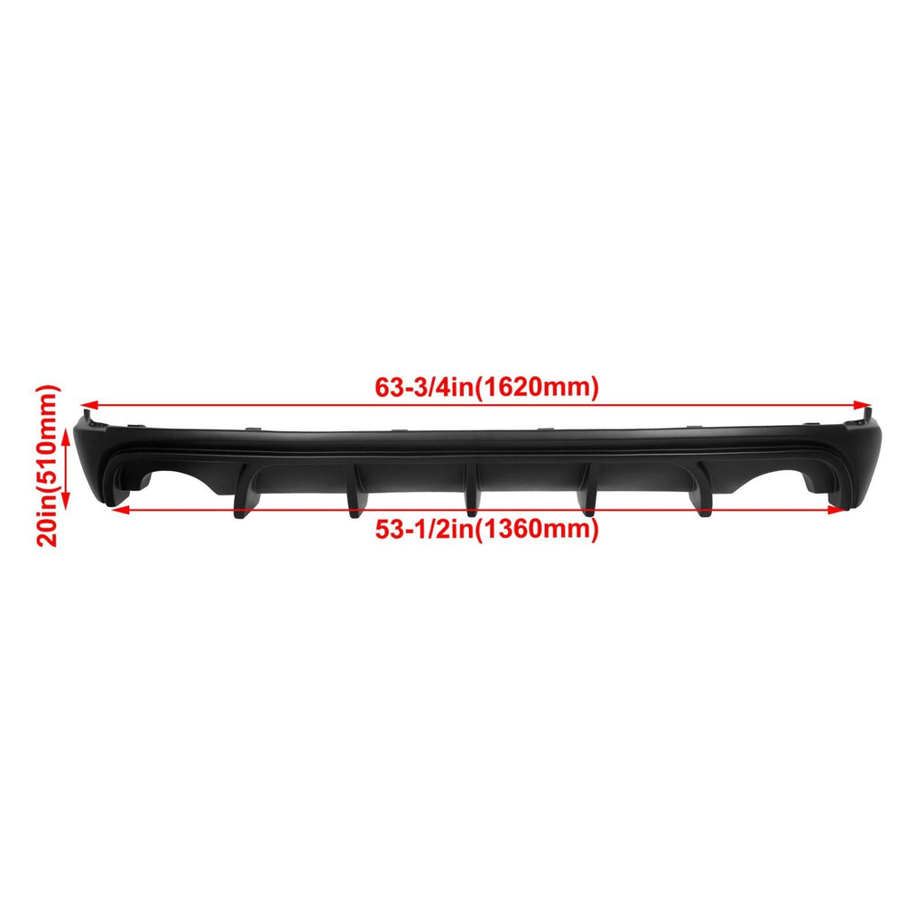 Rear Bumper Diffuser Splitter Lip 5F Style For Lexus IS250 IS350 IS200T 14-16