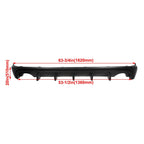 Rear Bumper Diffuser Splitter Lip 5F Style For Lexus IS250 IS350 IS200T 14-16