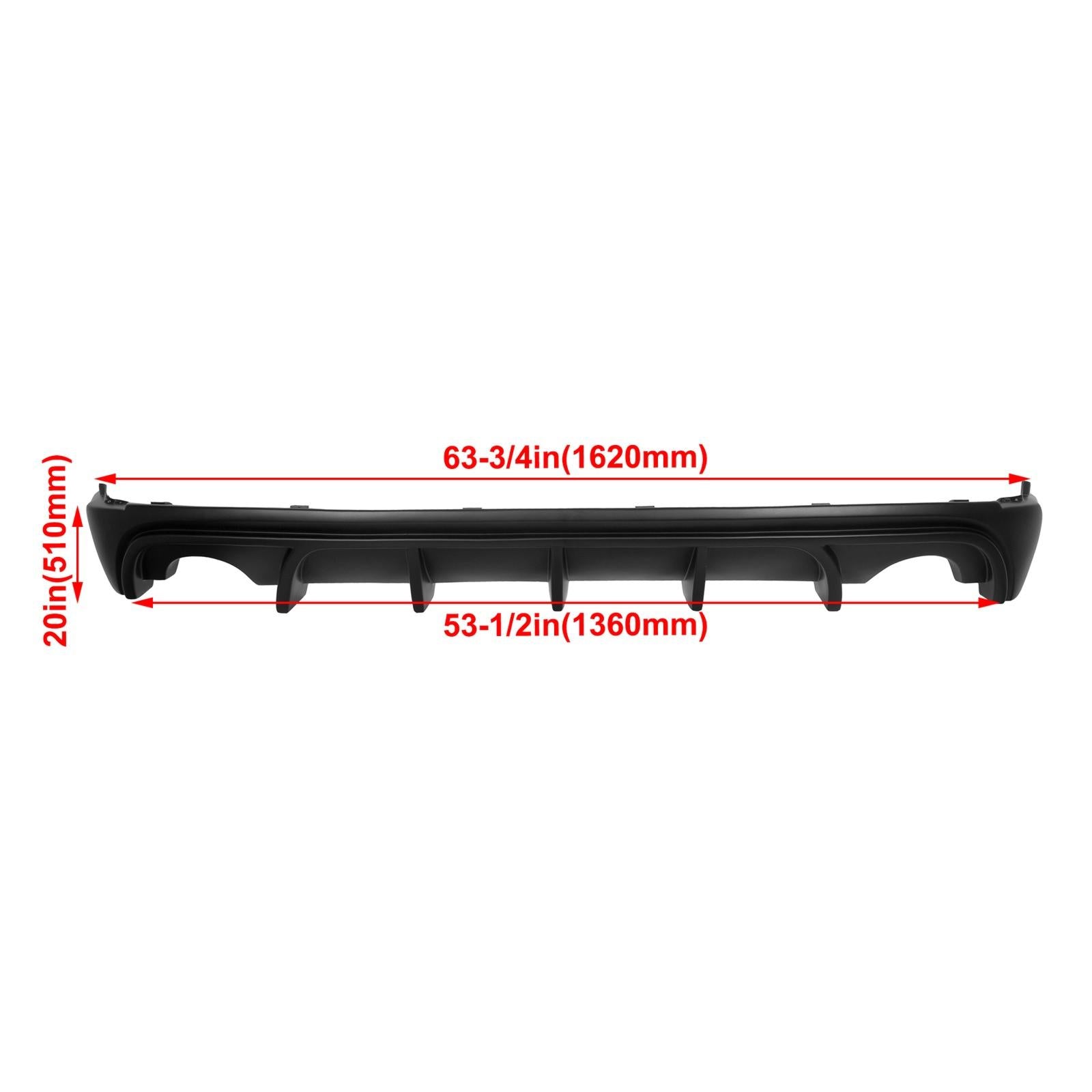 Rear Bumper Diffuser Splitter Lip 5F Style For Lexus IS250 IS350 IS200T 14-16