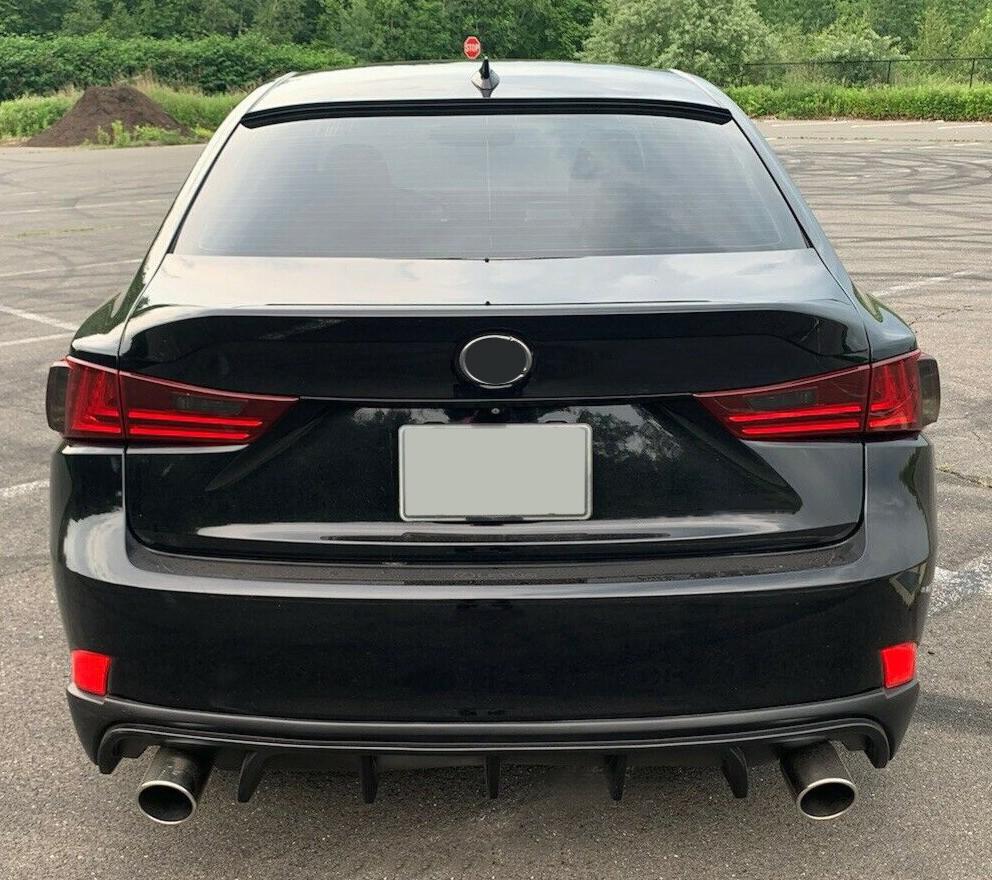 Rear Bumper Diffuser Splitter Lip 5F Style For Lexus IS250 IS350 IS200T 14-16