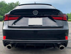 Rear Bumper Diffuser Splitter Lip 5F Style For Lexus IS250 IS350 IS200T 14-16