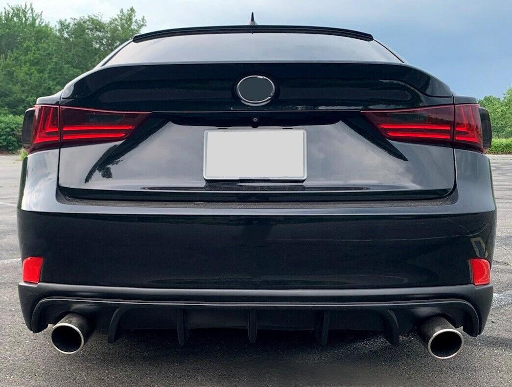 Rear Bumper Diffuser Splitter Lip 5F Style For Lexus IS250 IS350 IS200T 14-16