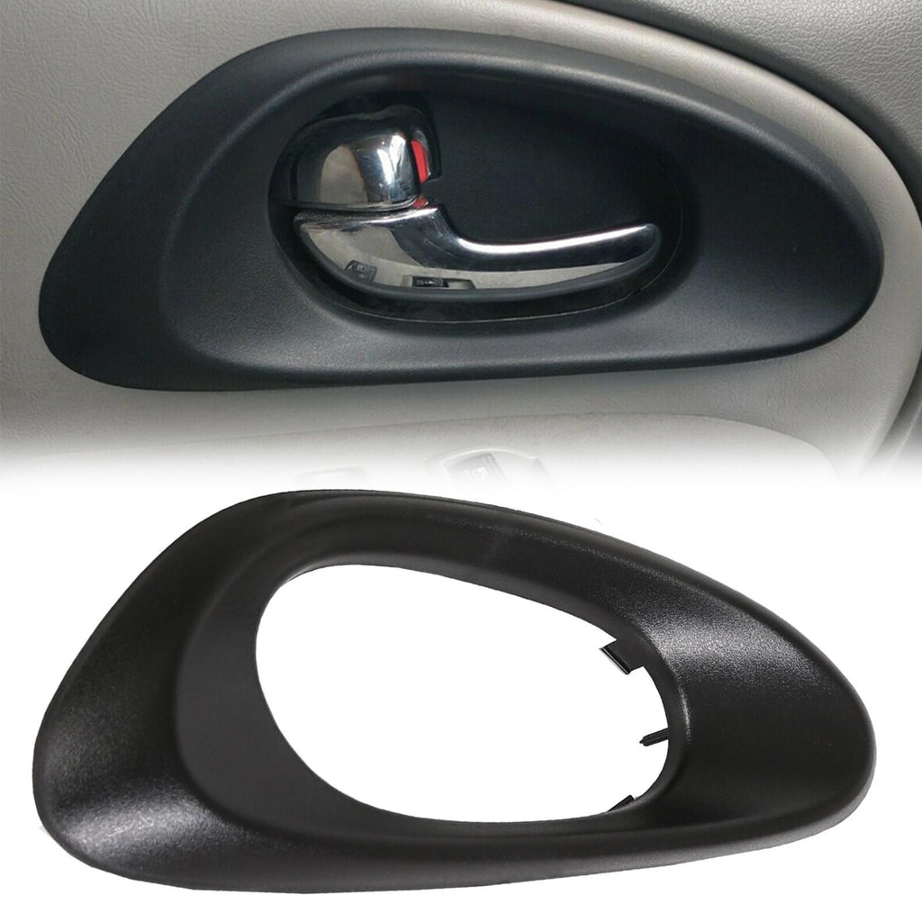 Door Handle Inside Bezel Black Front Driver Side For Chevy Trailblazer 2002-2009