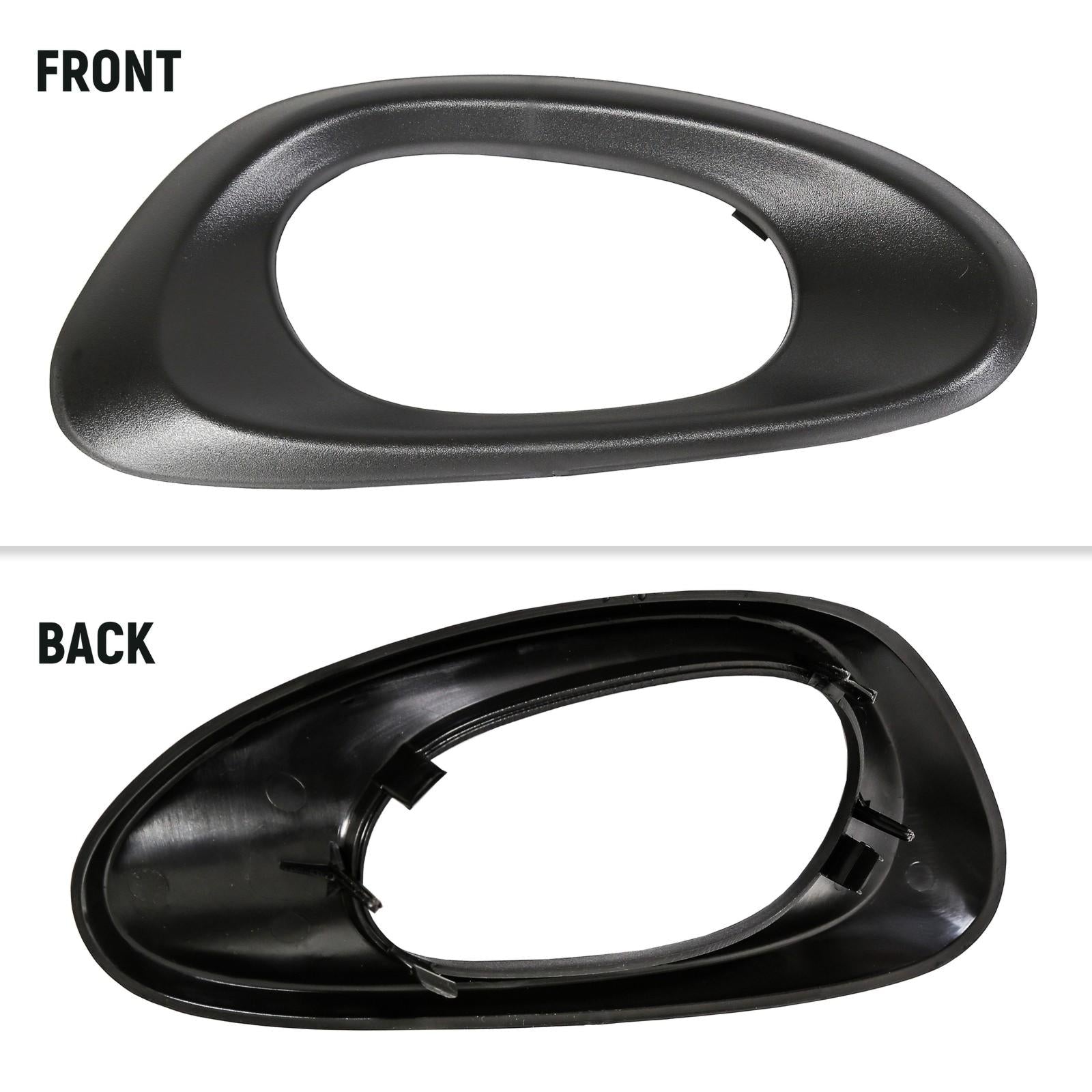 Door Handle Inside Bezel Black Front Driver Side For Chevy Trailblazer 2002-2009