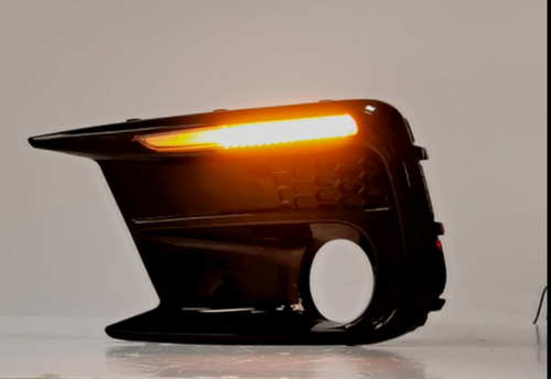 Fit 2018-2021 Subaru WRX STI Switchback Led DRL Sequential Fog Lights Bezel