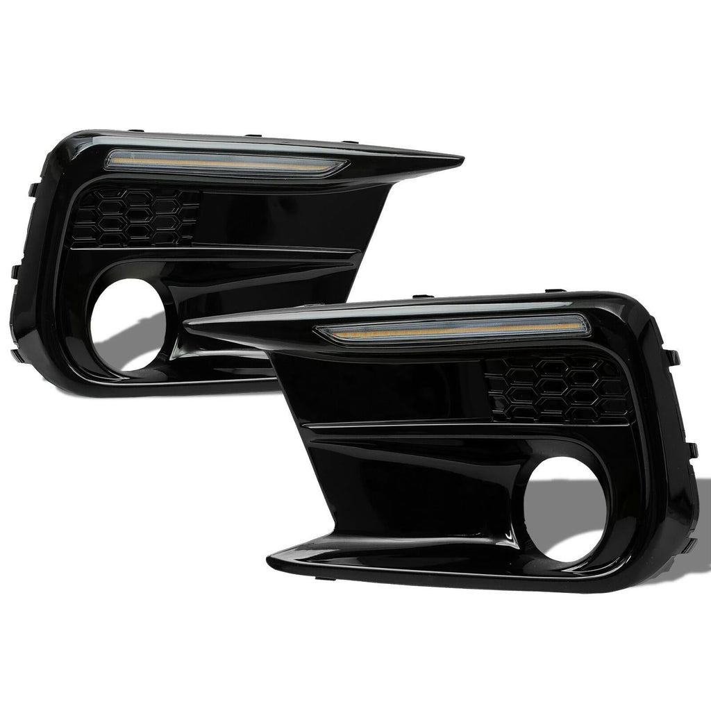 Fit 2018-2021 Subaru WRX STI Switchback Led DRL Sequential Fog Lights Bezel