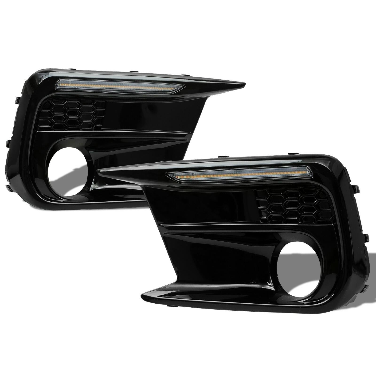 Fit 2018-2021 Subaru WRX STI Switchback Led DRL Sequential Fog Lights Bezel
