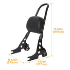 Sissy Bar Backrest For Harley Sportster Iron 883 1200 Forty Eight 2004-2022