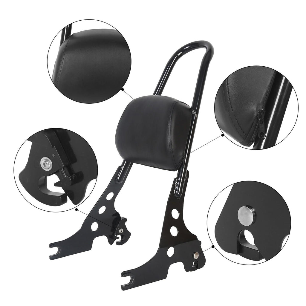 Sissy Bar Backrest For Harley Sportster Iron 883 1200 Forty Eight 2004-2022