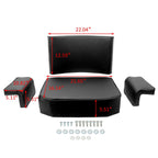 4 PCS Seat Cushion Set Kit Fits John Deere Crawler Dozer 420 430 440 1010 2010