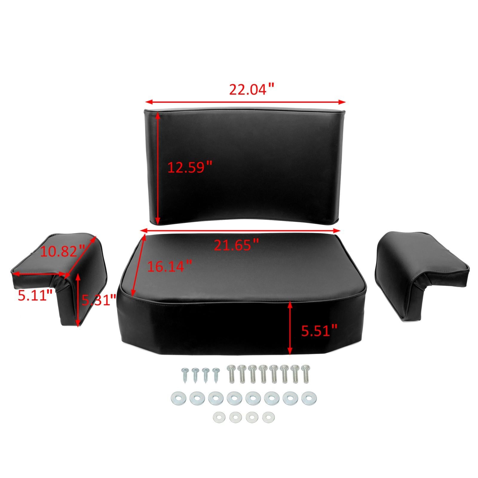 4 PCS Seat Cushion Set Kit Fits John Deere Crawler Dozer 420 430 440 1010 2010