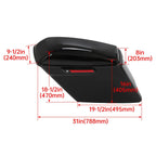 5" Stretched Extended Hard Saddle Bags For Harley CVO Street Glide 2014-2024