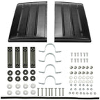 2 Piece Hard Top Roof For Kawasaki Mule 600 610 SX 4X4 2005-2023 #KAF600-005B