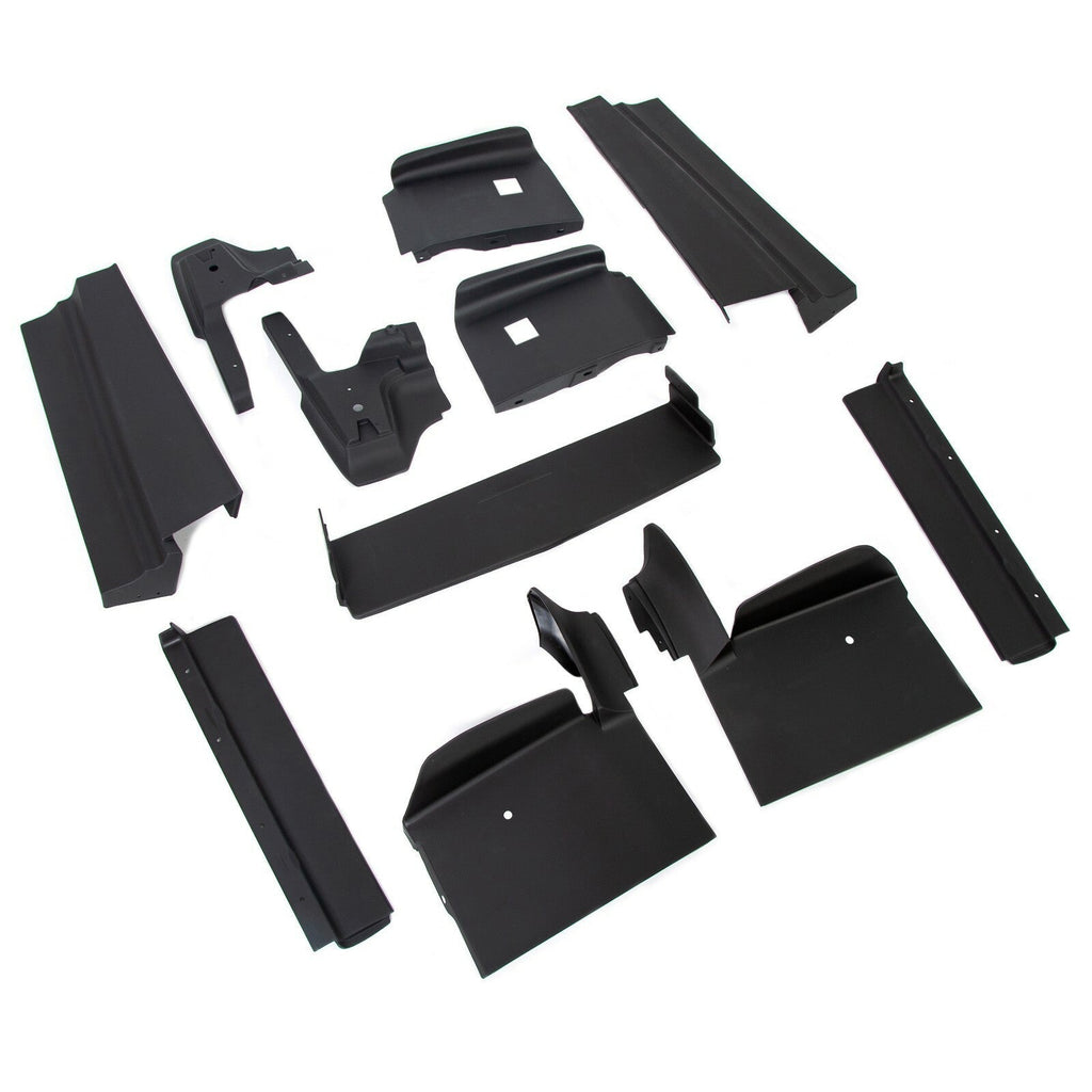 Fit For 1979-1985 Cadillac Eldorado Black Front+Rear Bumper Fillers Set Of 11