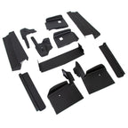Fit For 1979-1985 Cadillac Eldorado Black Front+Rear Bumper Fillers Set Of 11