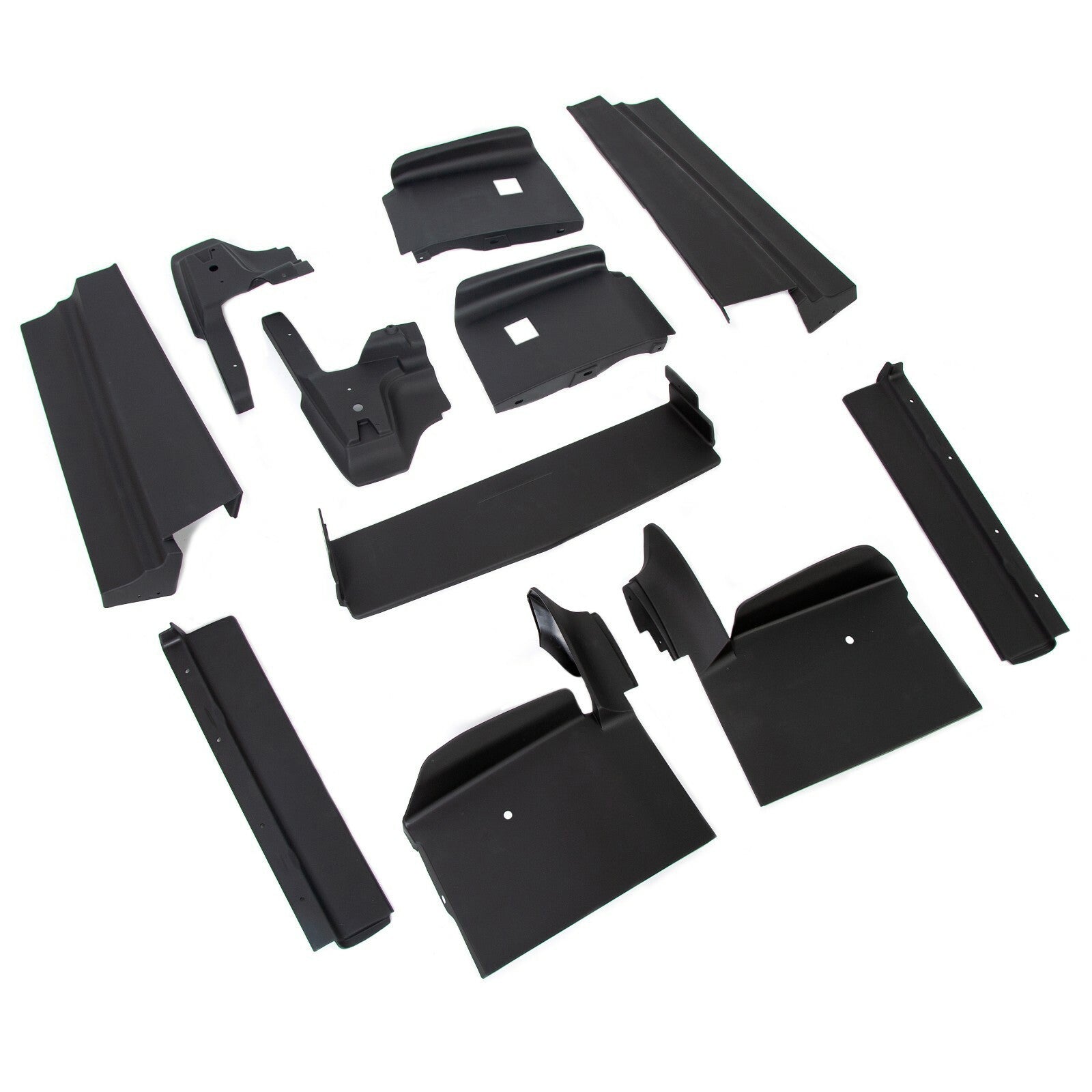 Fit For 1979-1985 Cadillac Eldorado Black Front+Rear Bumper Fillers Set Of 11