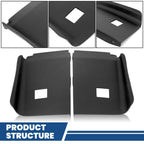 Fit For 1979-1985 Cadillac Eldorado Black Front+Rear Bumper Fillers Set Of 11