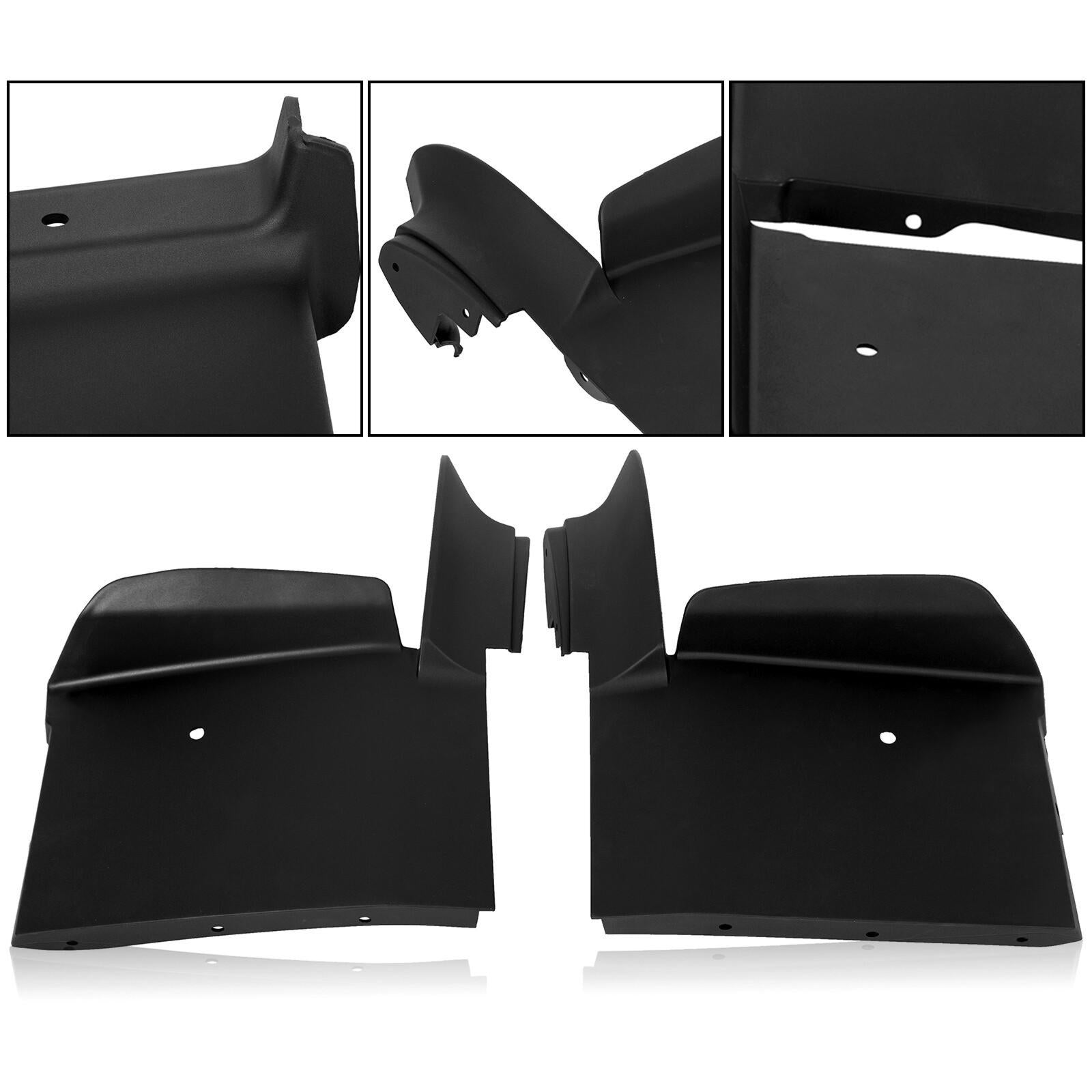 Fit For 1979-1985 Cadillac Eldorado Black Front+Rear Bumper Fillers Set Of 11