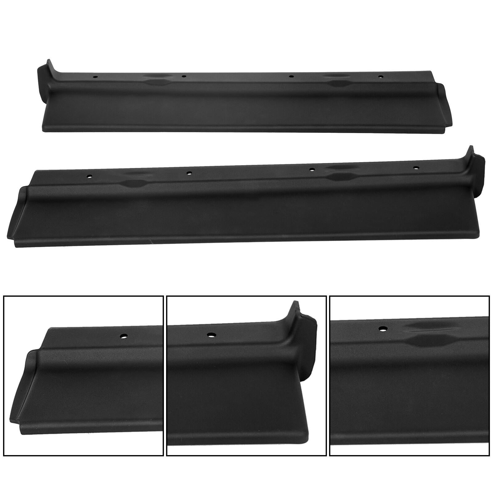 Fit For 1979-1985 Cadillac Eldorado Black Front+Rear Bumper Fillers Set Of 11