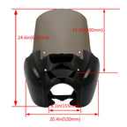Front Fairings w/ Smoke 15'' Windshield For Harley Dyna Super Glide T-sport FXR