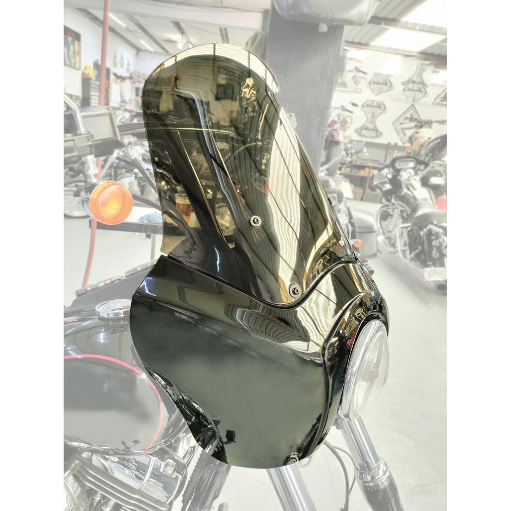 Front Fairings w/ Smoke 15'' Windshield For Harley Dyna Super Glide T-sport FXR