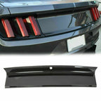 FOR 2015-2021-2023 FORD MUSTANG CARBON FIBER LOOK TRUNK PANEL DECKLID TRIM COVER