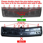 FOR 2015-2021-2023 FORD MUSTANG CARBON FIBER LOOK TRUNK PANEL DECKLID TRIM COVER