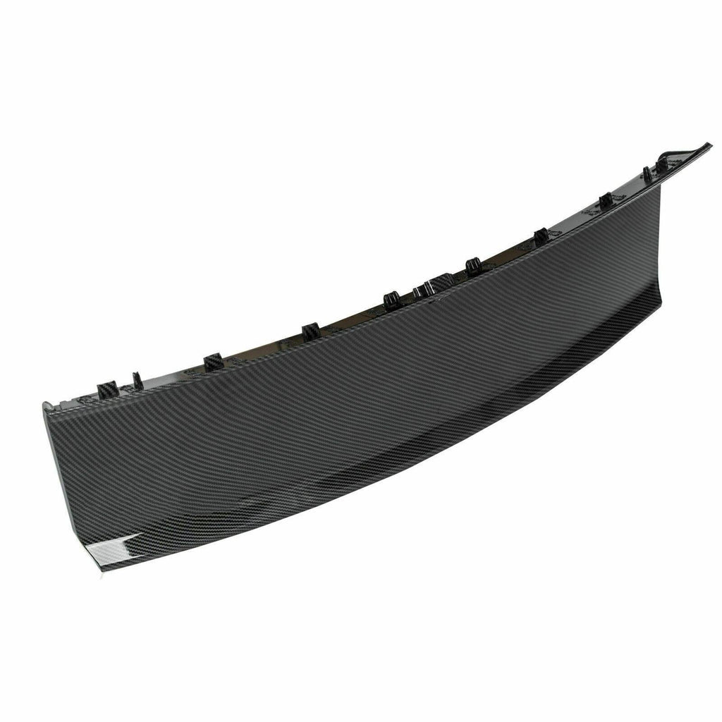FOR 2015-2021-2023 FORD MUSTANG CARBON FIBER LOOK TRUNK PANEL DECKLID TRIM COVER