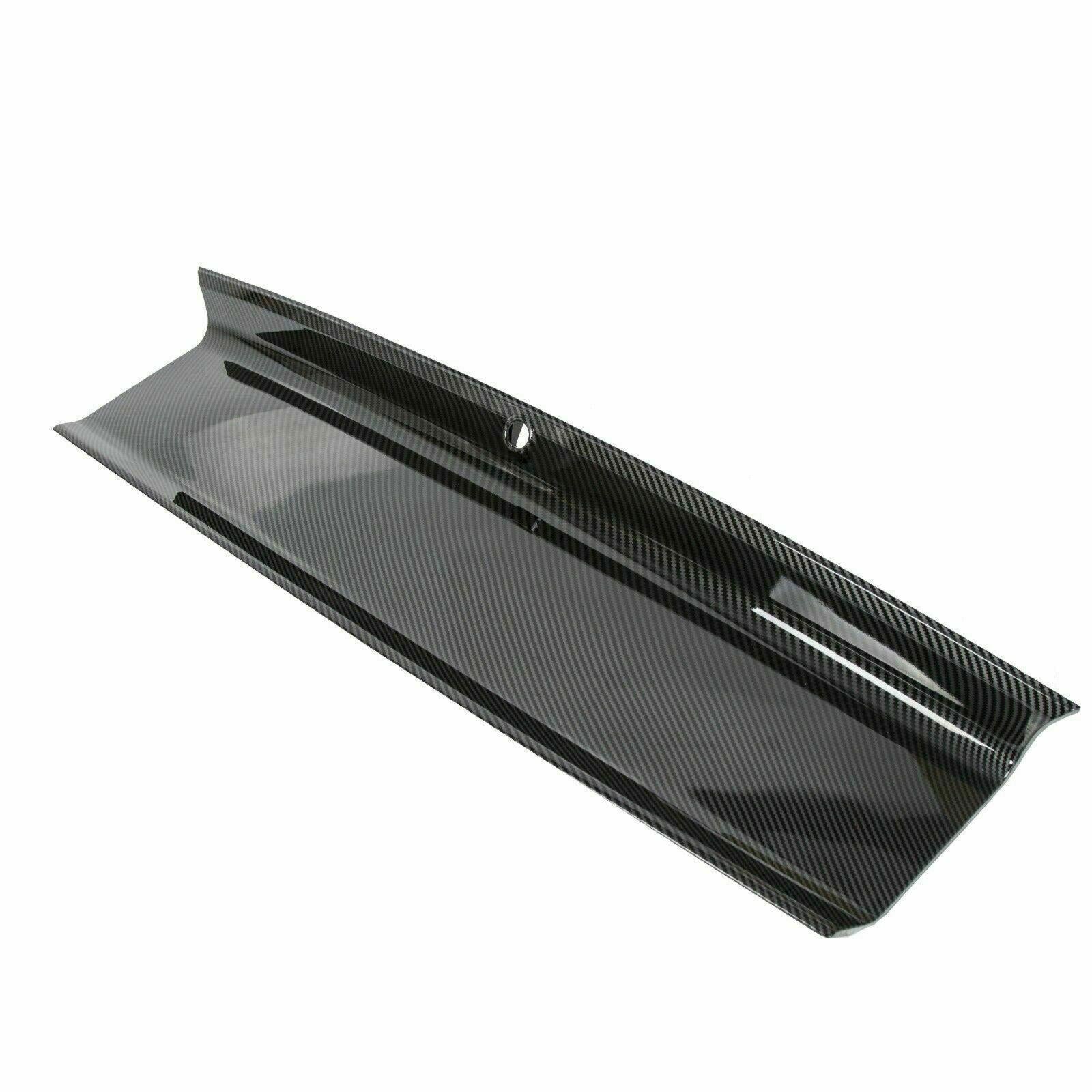 FOR 2015-2021-2023 FORD MUSTANG CARBON FIBER LOOK TRUNK PANEL DECKLID TRIM COVER