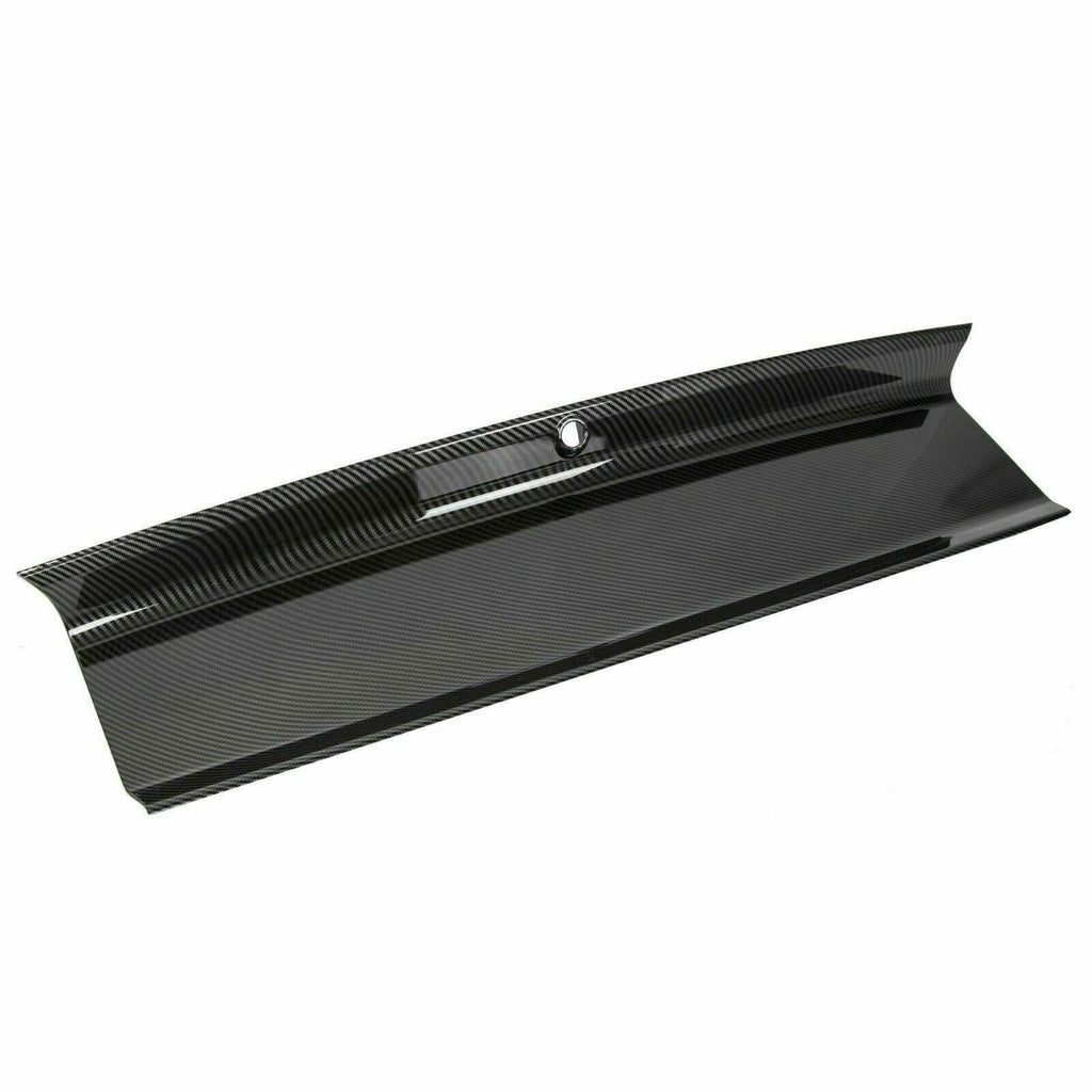 FOR 2015-2021-2023 FORD MUSTANG CARBON FIBER LOOK TRUNK PANEL DECKLID TRIM COVER
