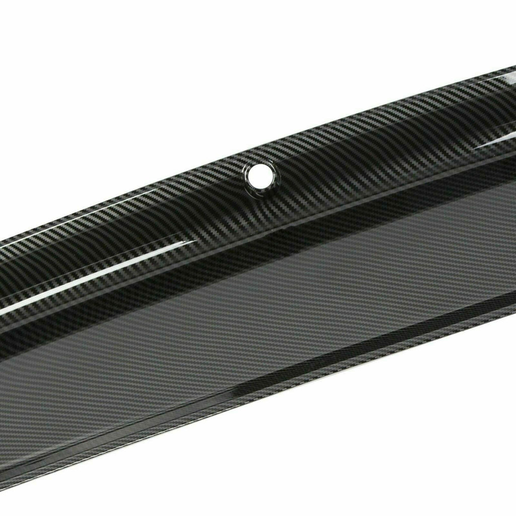 FOR 2015-2021-2023 FORD MUSTANG CARBON FIBER LOOK TRUNK PANEL DECKLID TRIM COVER