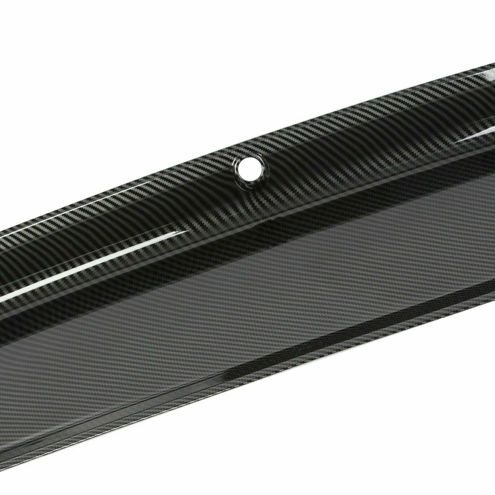 FOR 2015-2021-2023 FORD MUSTANG CARBON FIBER LOOK TRUNK PANEL DECKLID TRIM COVER