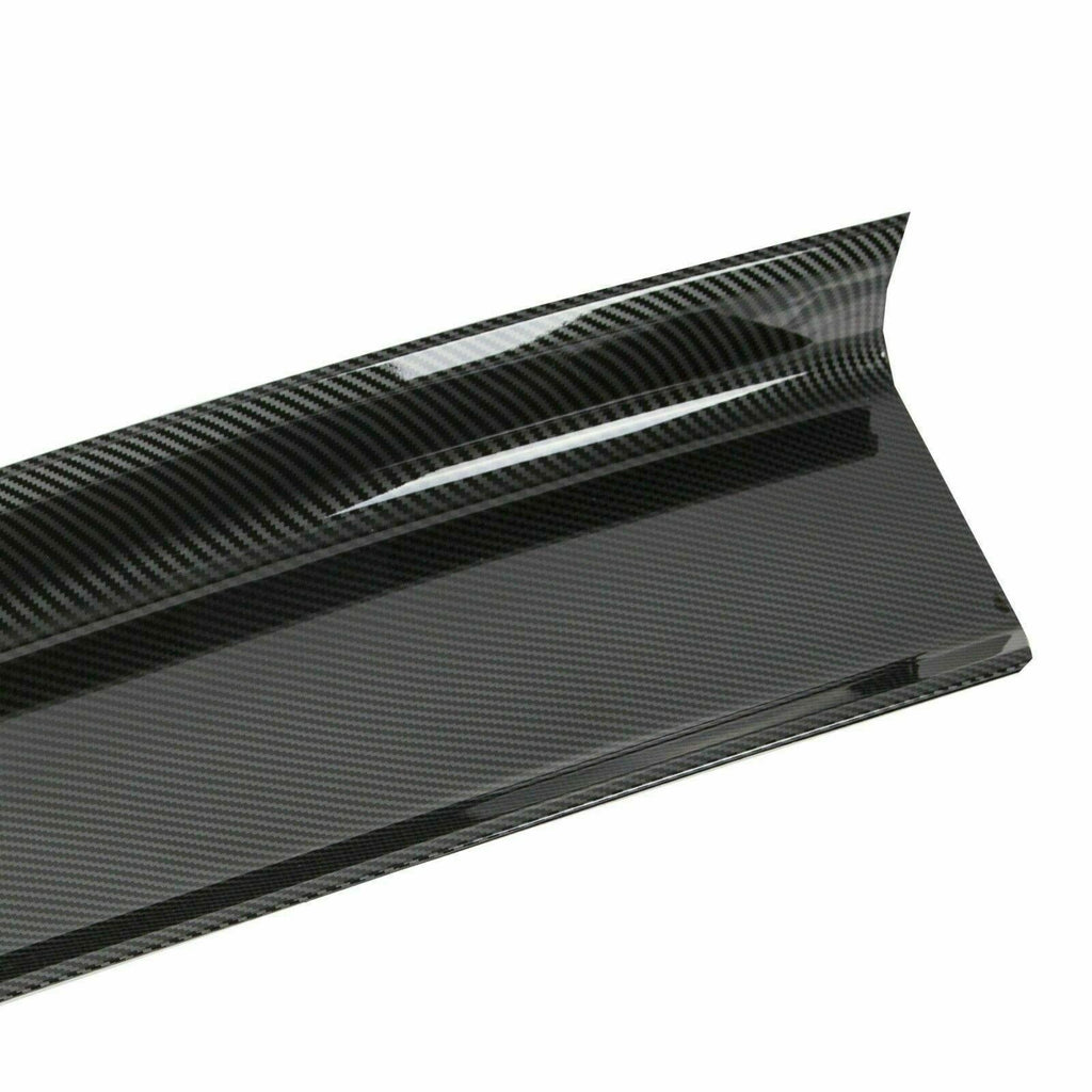FOR 2015-2021-2023 FORD MUSTANG CARBON FIBER LOOK TRUNK PANEL DECKLID TRIM COVER
