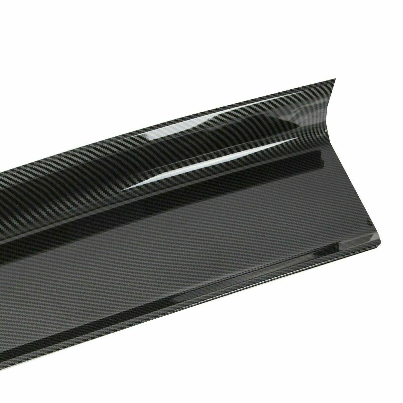FOR 2015-2021-2023 FORD MUSTANG CARBON FIBER LOOK TRUNK PANEL DECKLID TRIM COVER