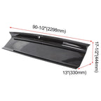 FOR 2015-2021-2023 FORD MUSTANG CARBON FIBER LOOK TRUNK PANEL DECKLID TRIM COVER